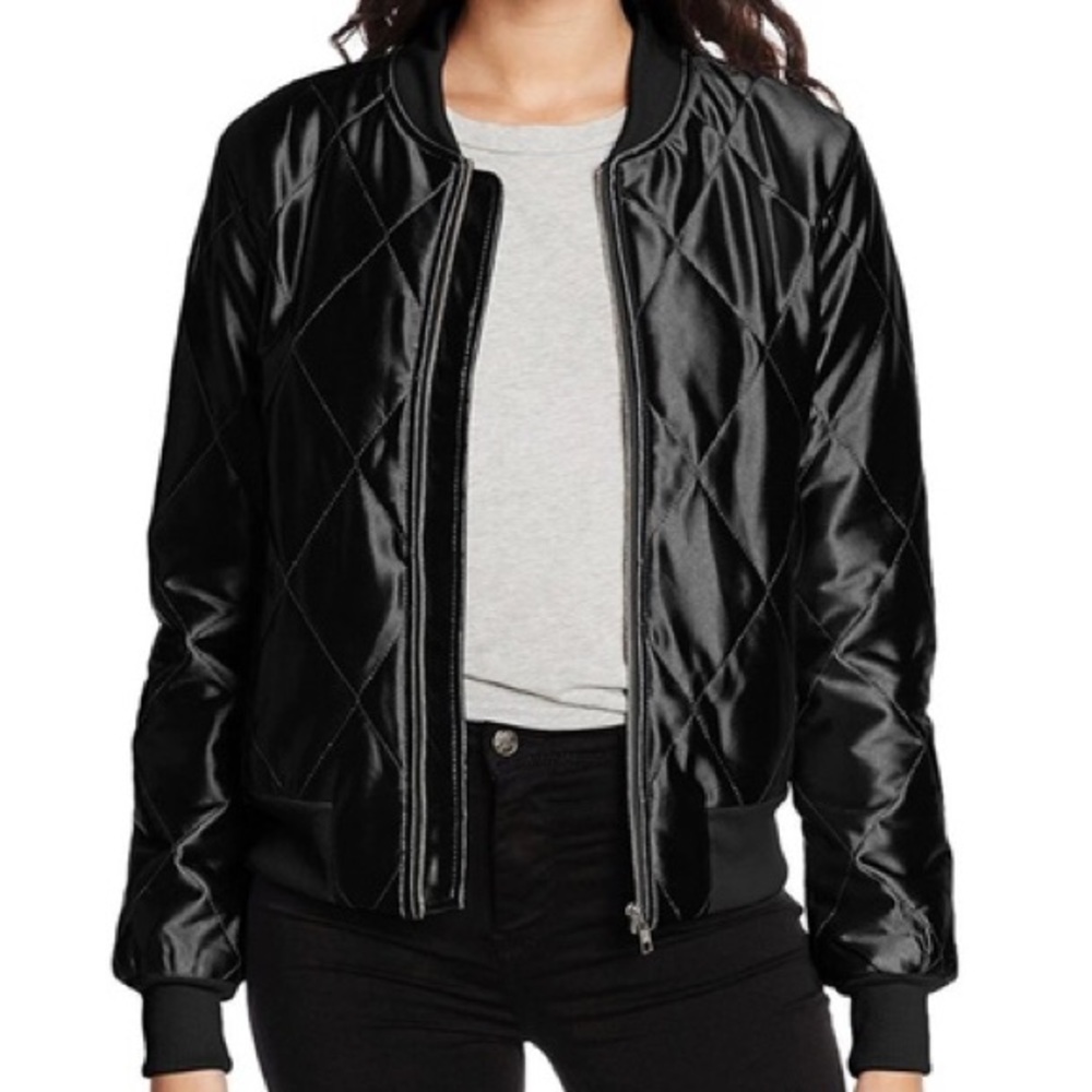 Minkpink Quilted Bomber